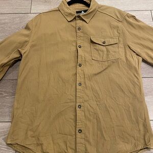 American Giant - Tan Work Shirt - L - USA Made